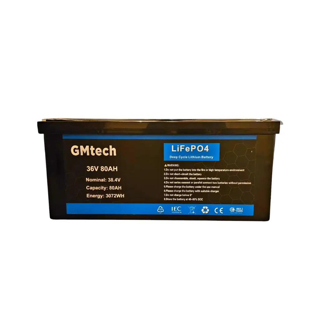 GMtech LiFePO4 36V 80Ah BT