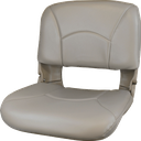 All-Weather™ High-Back Boat Seat & Cushion Combo – Stone