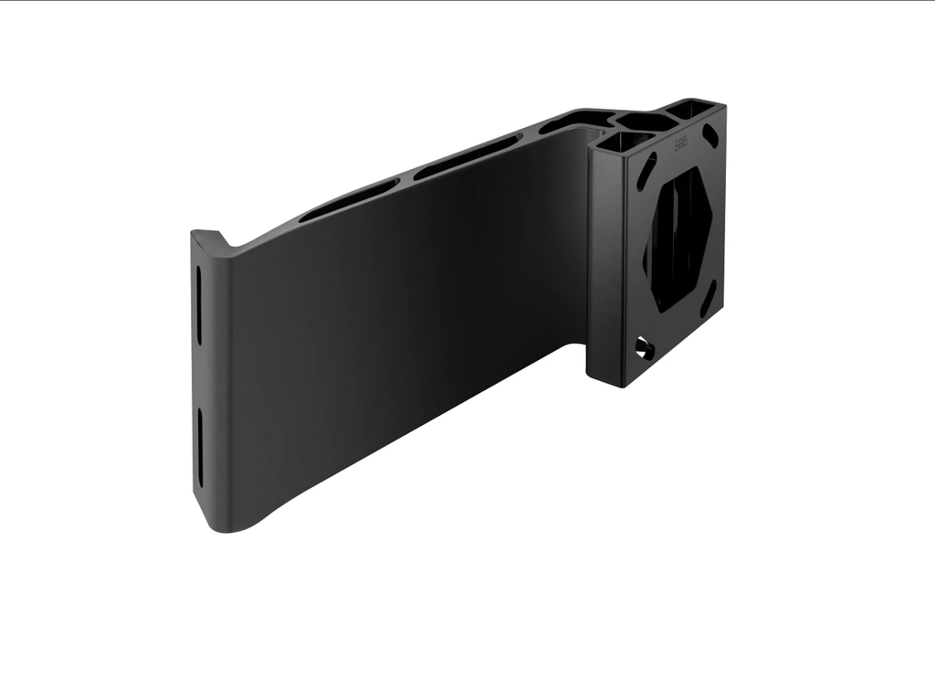 [00461082] Minn Kota Raptor Jack Plate  8"-200 mm lengte, 6"-152 mm hoog zwart, rechts