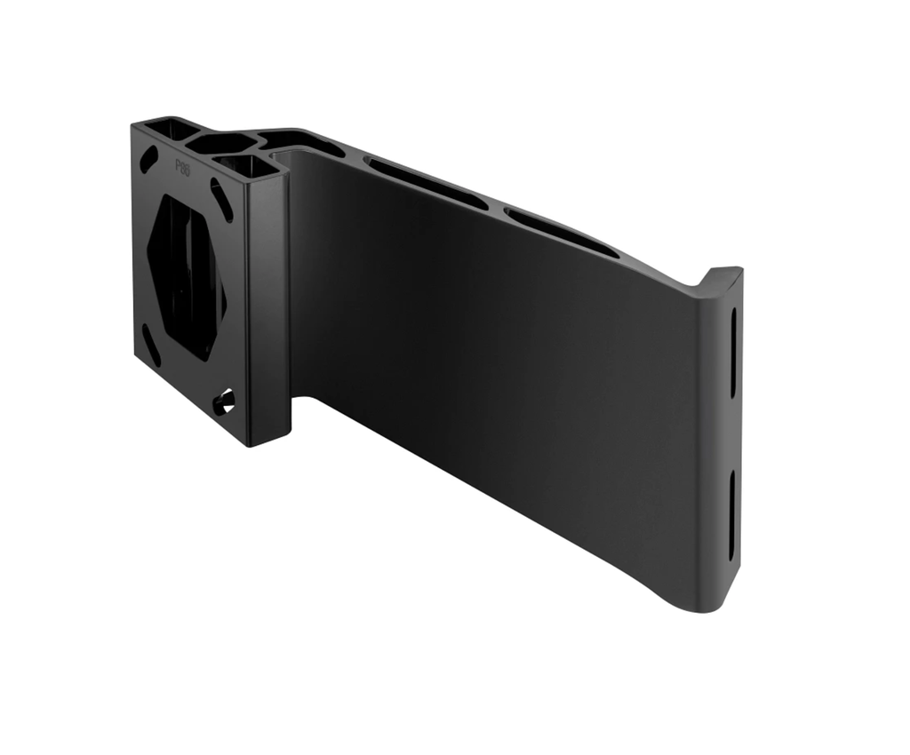 [00461083] Minn Kota Raptor Jack Plate  8"-200 mm lengte, 6"-152 mm hoog zwart, links