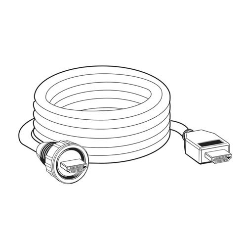 [00447713] Humminbird AD HDMI IN 10  - APEX HDMI video IN kabel waterdicht 3 m 10'