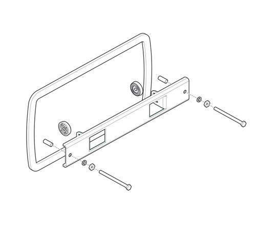 [00447710] Humminbird In-Dash Mounting Kit IDMK H7R2, ook HELIX 7 G4/G4N